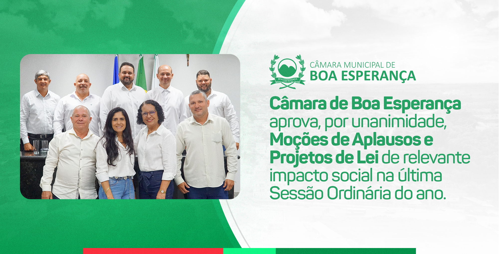 Câmara aprova Moções de Aplausos e Projetos de Lei de relevante impacto social